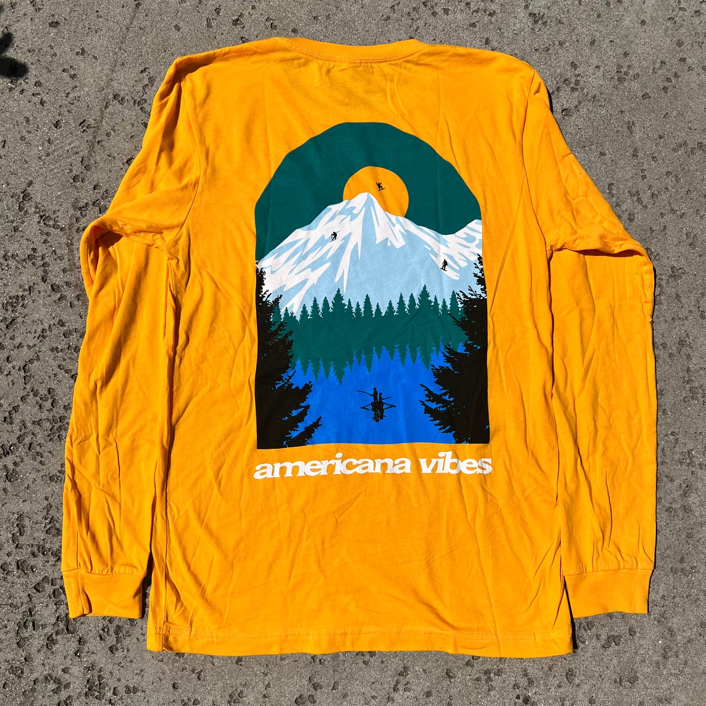 Americana Vibes Long Sleeve - Gold