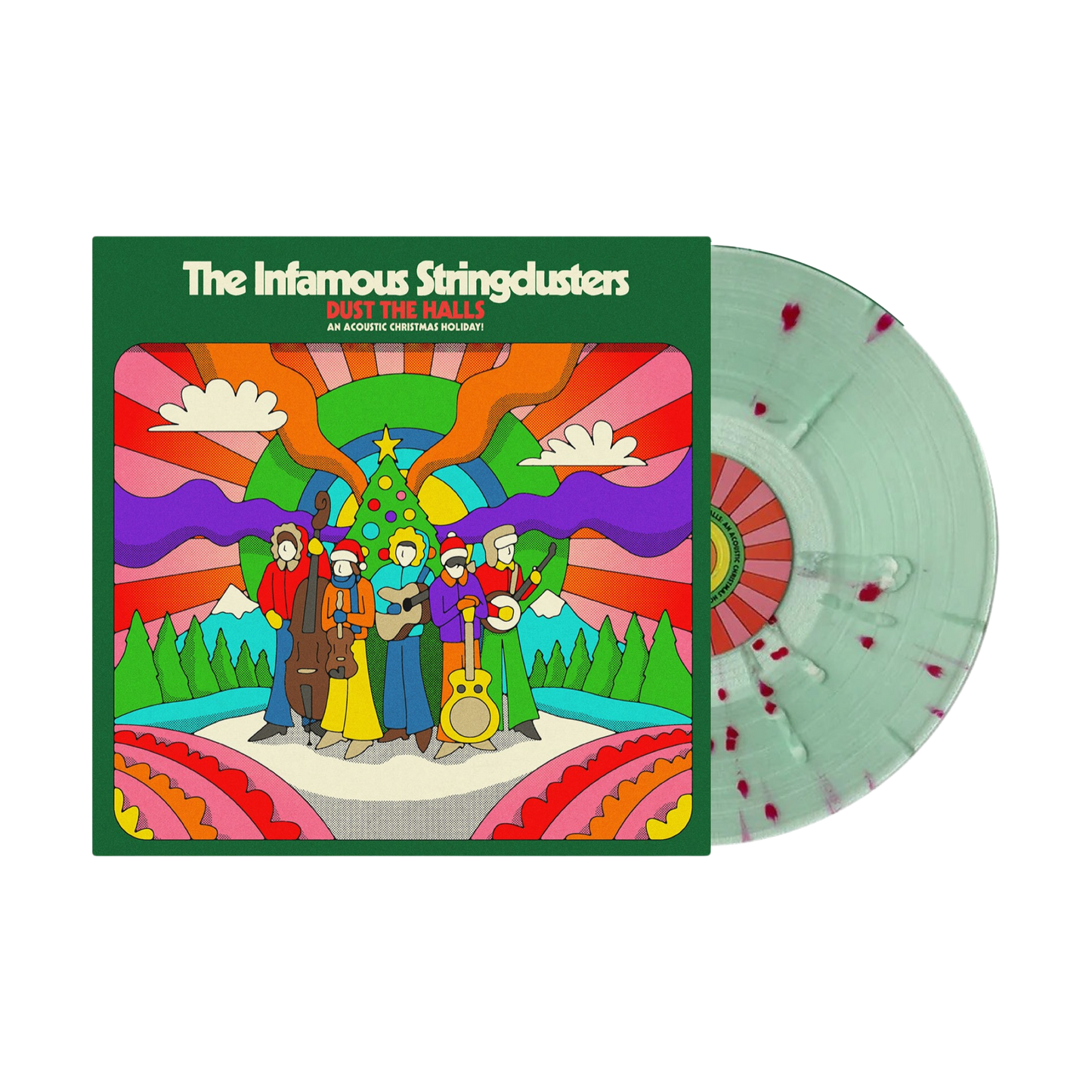 The Infamous Stringdusters - Dust the Halls: An Acoustic Christmas Holiday! (Green Red Splatter)