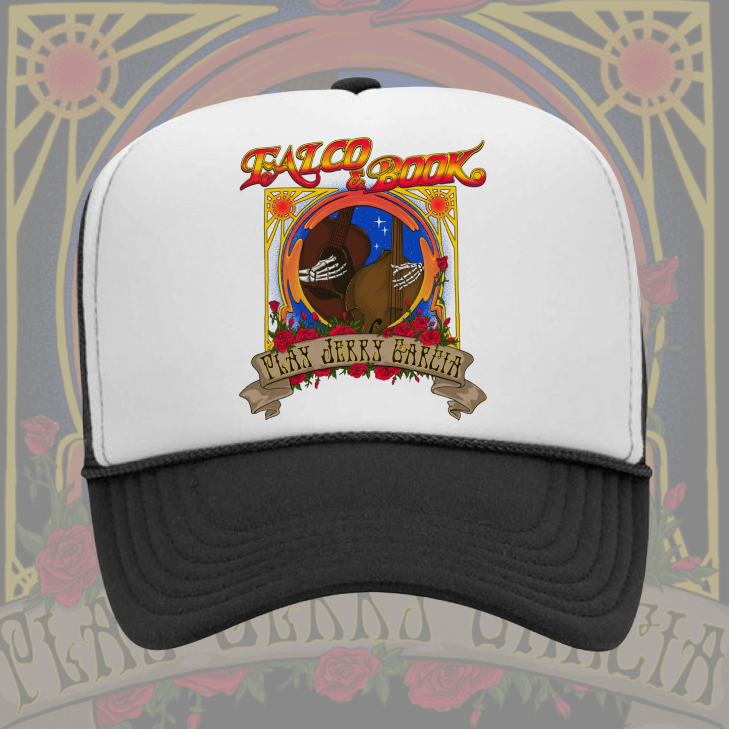 Falco & Book Play Jerry Garcia Trucker Hat