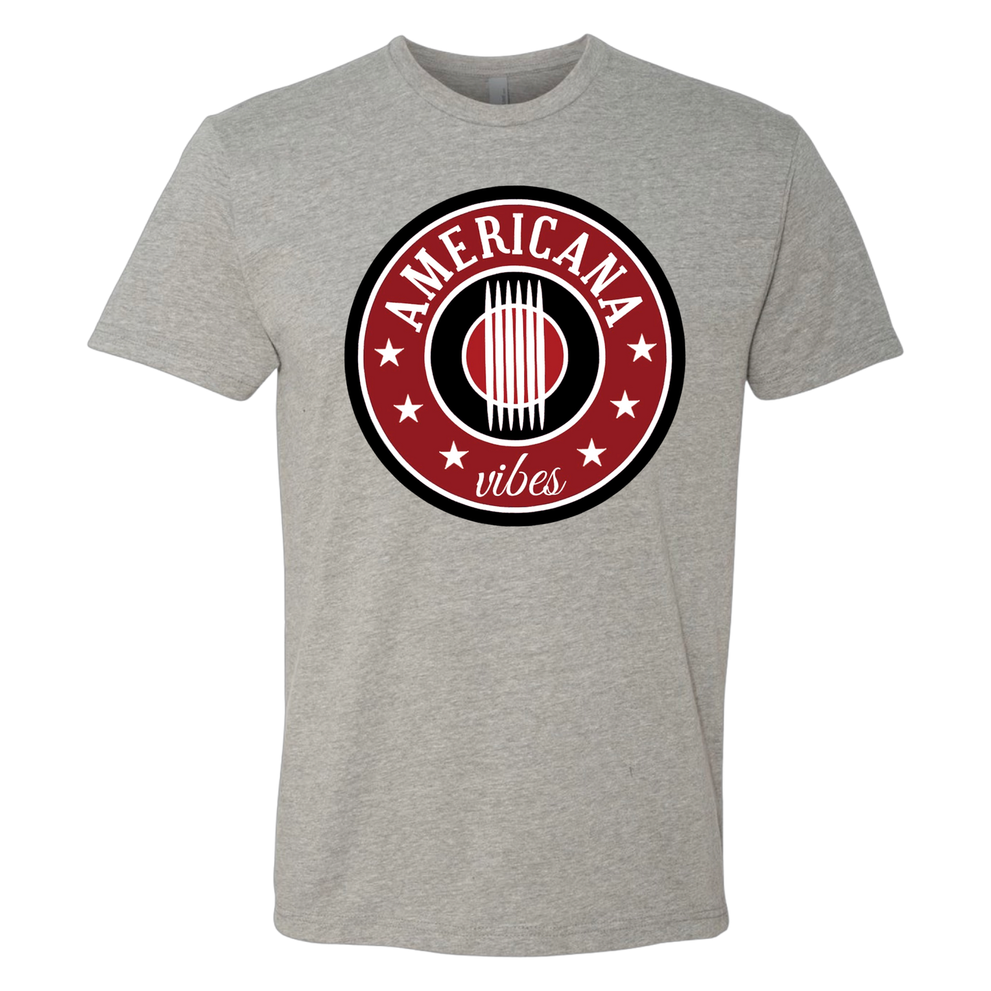 Americana Vibes Logo Shirt (Heather Grey)