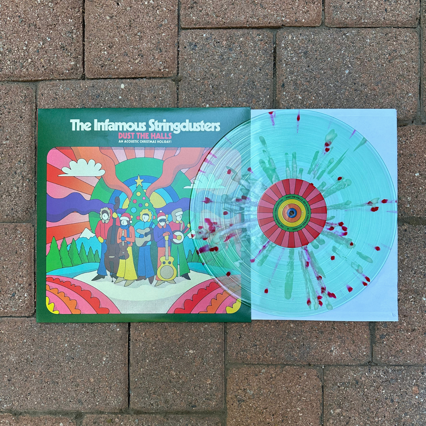 The Infamous Stringdusters - Dust the Halls: An Acoustic Christmas Holiday! (Green Red Splatter)