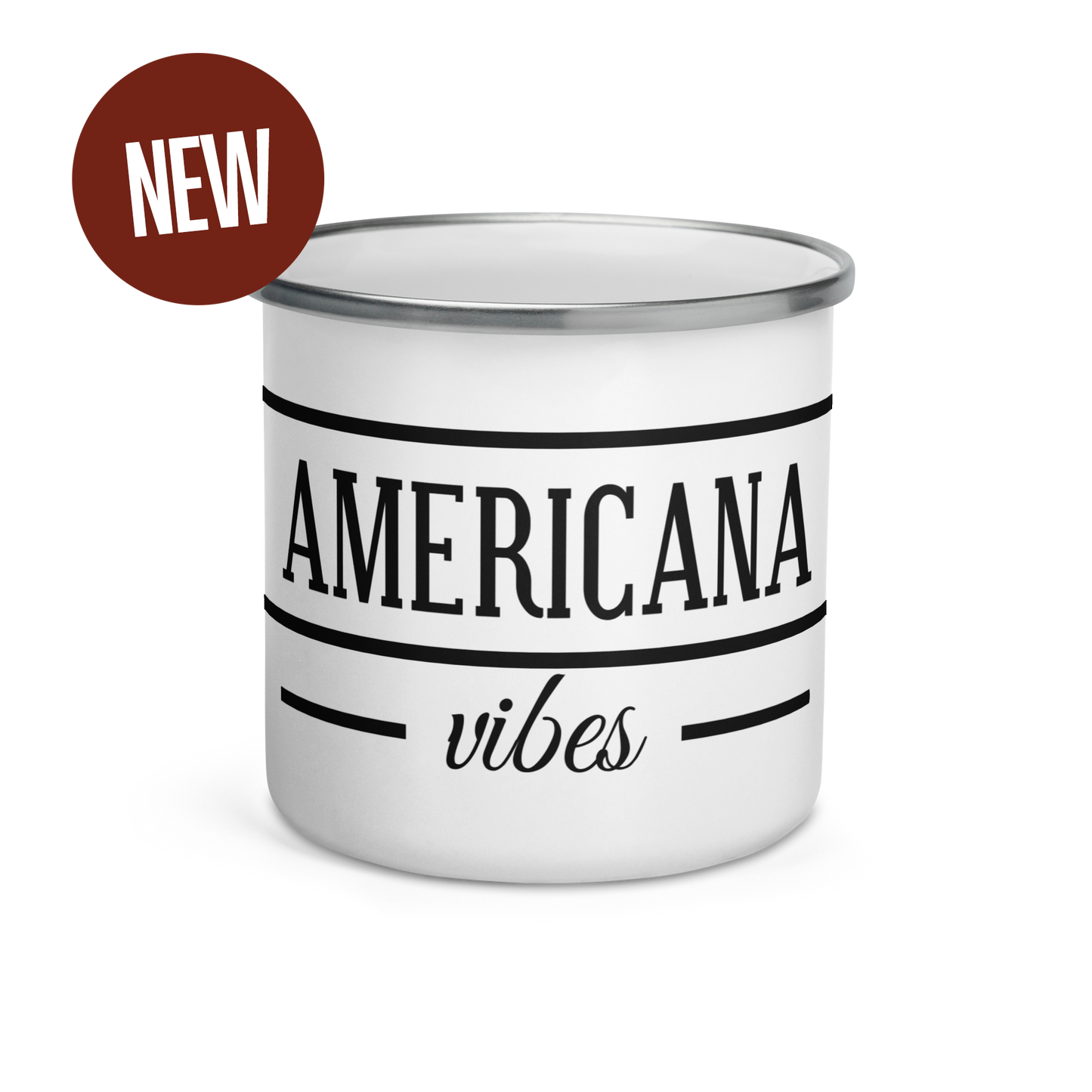 Americana Vibes Enamel Mug