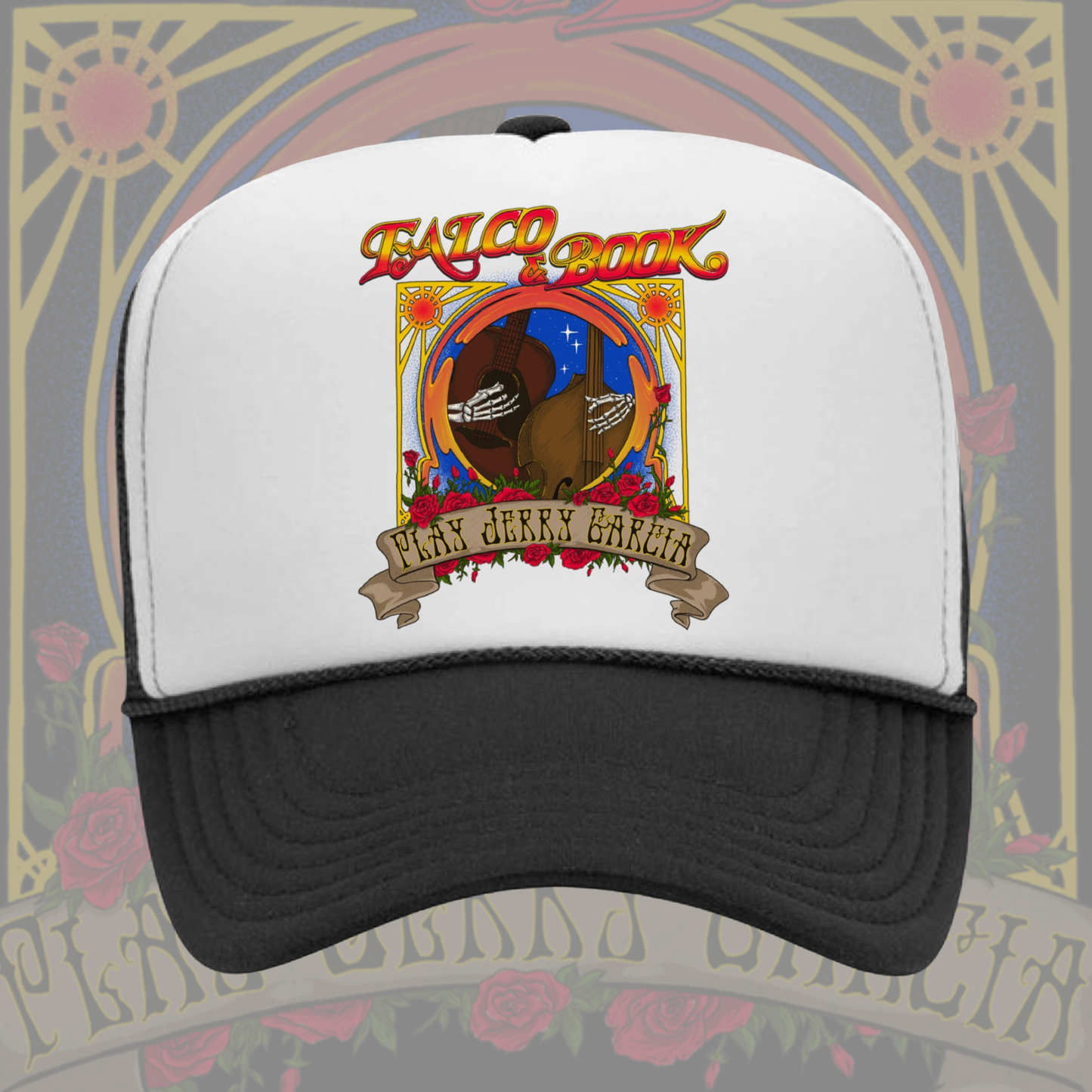 Falco & Book Play Jerry Garcia Trucker Hat (Pre-Order)